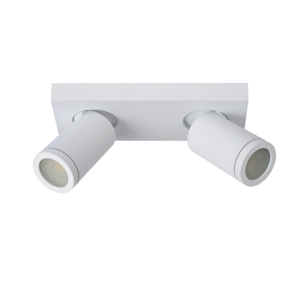 Lucide PlafondspotTaylor IP44 2-lichts wit - 09930/10/31